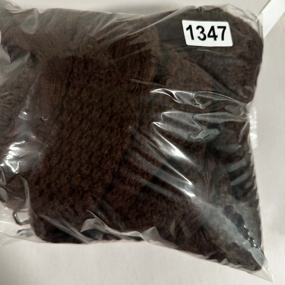 House of Harlow 1960 chocolate brown women knit fringe buckle wrap Shawl OS - Picture 6 of 6